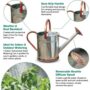 Watering Can – Steel/Copper – 1 Gal